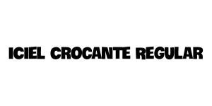 iCiel Crocante Regular Font