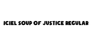 iCiel Soup of Justice Regular Font