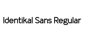 Identikal Sans Regular Font