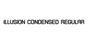 Illusion Condensed Regular Font