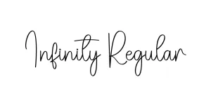 Infinity Regular Font