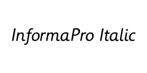 InformaPro Italic Font