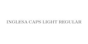 Inglesa Caps Light Regular Font