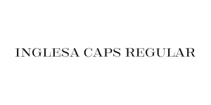 Inglesa Caps Regular Font