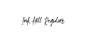 Ink Hill Regular Font