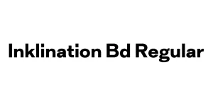 Inklination Bd Regular Font