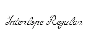 Interlope Regular Font