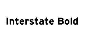 Interstate Bold Font
