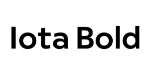 Iota Bold Font