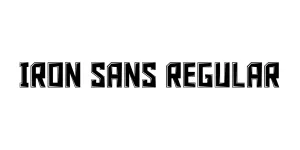 Iron Sans Regular Font