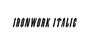 Ironwork Italic Font