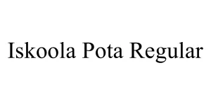 Iskoola Pota Regular Font