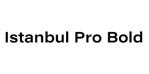 Istanbul Pro Bold Font