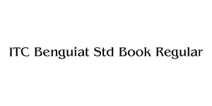 ITC Benguiat Std Book Regular Font
