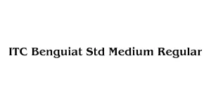 ITC Benguiat Std Medium Regular Font