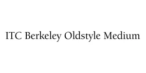 ITC Berkeley Oldstyle Medium Font