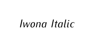 Iwona Italic Font