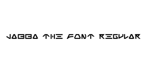 Jabba the Font Regular Font
