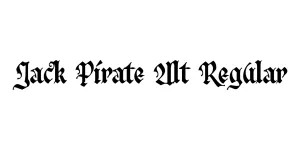 Jack Pirate Alt Regular Font