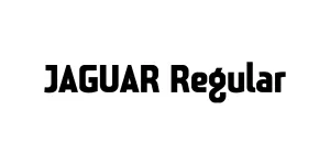JAGUAR Regular Font