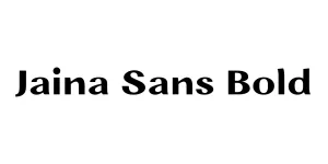 Jaina Sans Bold Font