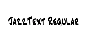 JazzText Regular Font