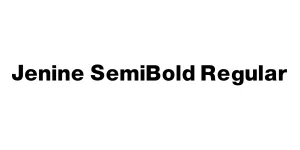 Jenine SemiBold Regular Font