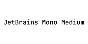 JetBrains Mono Medium Font