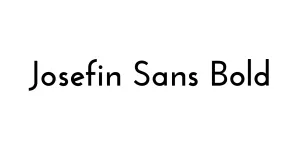 Josefin Sans Bold Font