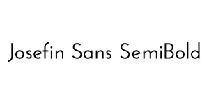 Josefin Sans SemiBold Font