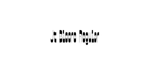 Jt Bloore Regular Font