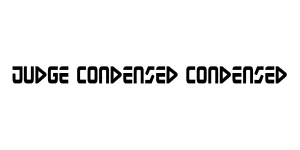 Judge Condensed Condensed Font