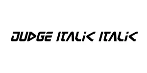 Judge Italic Italic Font