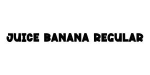 Juice Banana Regular Font
