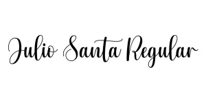 Julio Santa Regular Font