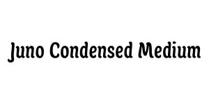 Juno Condensed Medium Font