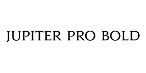 Jupiter Pro Bold Font