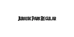 Jurassic Park Regular Font