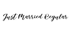 Just Married Regular Font