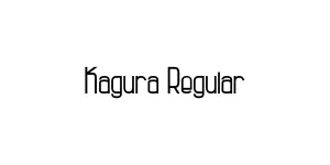 Kagura Regular Font