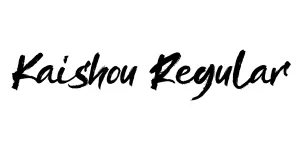 Kaishou Regular Font
