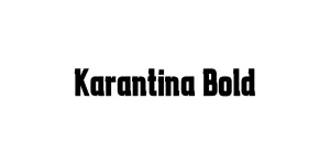Karantina Bold Font