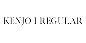Kenjo I Regular Font