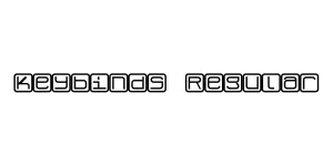Keybinds Regular Font