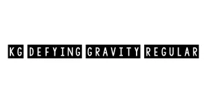 KG Defying Gravity Regular Font