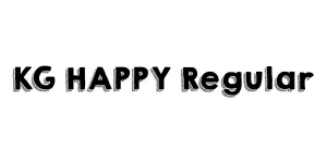 KG HAPPY Regular Font