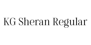 KG Sheran Regular Font