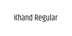 Khand Regular Font