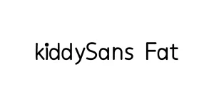kiddySans Fat Font