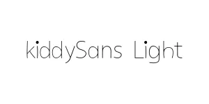 kiddySans Light Font